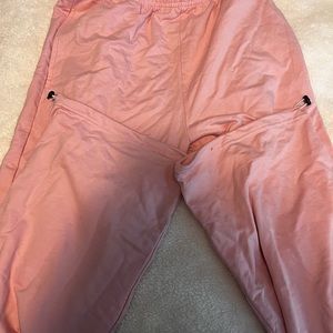 Pink sweats